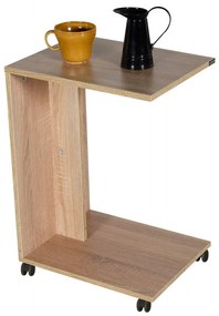 Adore Furniture Odkladací stolík 65x35 cm hnedá 479ADR1722