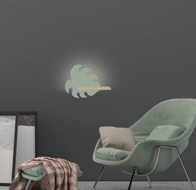 Candellux MONSTERA Nástenné svietidlo 5W LED 4000K IQ KIDS GREEN FSC MIX 70% 21-00941