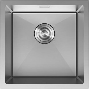Mexen Trixo, 1-komorový nerezový drez 440 x 440 mm, brúsená oceľ, 6413441000-01