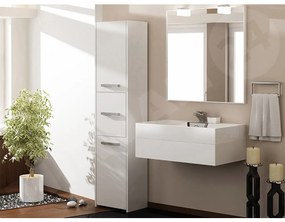Kúpeľňová skrinka Nina N43 (biela). Vlastná spoľahlivá doprava až k Vám domov. 1058490
