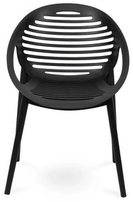 Čierne záhradné kreslo Bonami Essentials Joanna