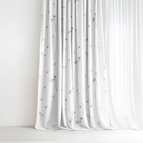 Goldea dekoračný záves - modré nevädze 200x150 cm