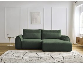 Tmavozelená rohová pohovka Aden – Bobochic Paris