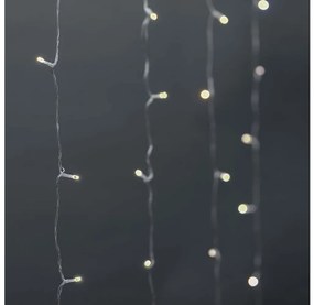 Nedis WIFILXC01W200- LED Vianočný záves 200xLED/8 funkcií 6m IP65 Wi-Fi Tuya teplá biela