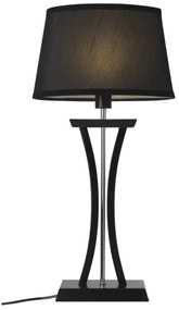 Cottex B2429SV - Stolná lampa NEW CHELSEA 1xE14/40W/230V čierna