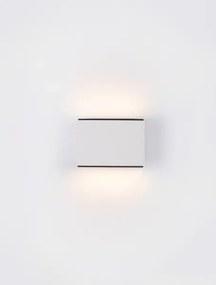 Minimalistické nastenné svietidlo Oti Biela