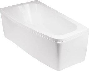 Besco Akrylátová asymetrická vaňa Luna 150x80 BESCO-Farba: Biela, BESCO-Orientácia: Ľavá