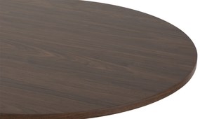 Noela Okrúhly jedálenský stôl v dekore hnedého dreva ORBIS 80