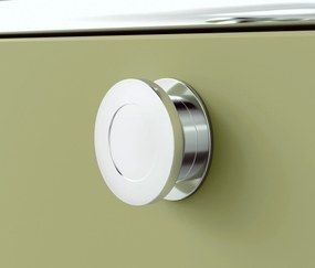 Kovová komoda »CN3« s 2 výklopnými priečinkami, pistáciová