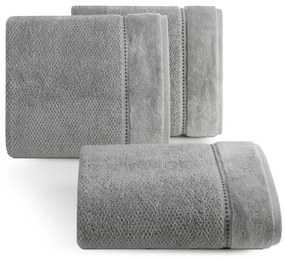 BAVLNENÝ UTERÁK SALADO SADA 3KS 70X140 CM STRIEBORNÁ