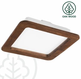 LED podhľadové svietidlo WOODY SPOT LED/17W/230V 3000K čerešňa 18,5x18,5 cm