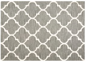 Bavlnený koberec 160 x 230 cm sivý YALOVA Beliani