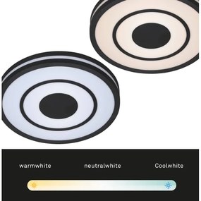 Briloner - LED Stmievateľné stropné svietidlo RIPPLE LED/24W/230V 3000-6500K + DO