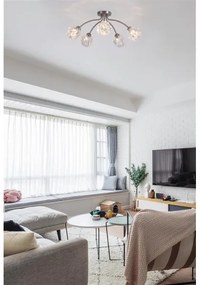 Searchlight 11525-5SN - Prisadený luster ASTRAL 5xG9/33W/230V matný chróm