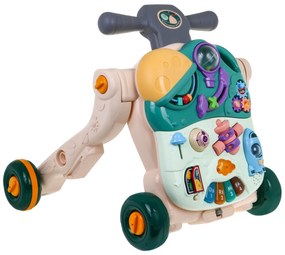 Interaktívna hračka 5 v 1 pre deti od 18 m+ chodítko,, kolobežka, stôl, senzorická doska ZDN.658