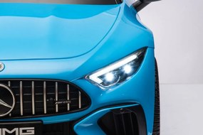 LEAN CARS Mercedes AMG SL63 modro lakovaný batériový automobil