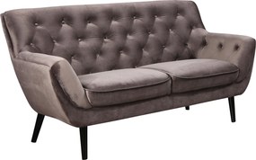 XXXLutz SEDAČKA CHESTERFIELD, textil, sivá Stylife - Sedačky - 001491003202