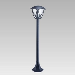 PREZENT Vonkajšia stojacia lampa SPLIT, 1xE27, 40W, 90cm, čierna, IP44