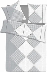 Obliečky Sardinien, šedo-biele%