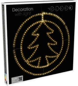 Vianočná závesná LED dekorácia Trinket Tree 285 LED, 52 cm