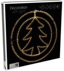Vianočná závesná LED dekorácia Trinket Tree 285 LED, 52 cm