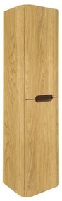 Kúpeľňová skrinka vysoká SAT Fusion 40x149x33 cm dub medový mat SATFUSIONV40DM, 1 ks