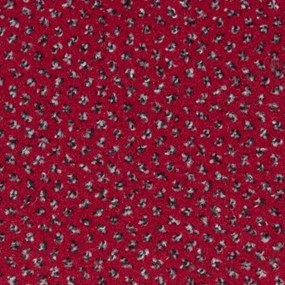 Betap, Metrážny koberec Saturnus 15, záťažový, na mieru, šíře 4m, červená, ab (mriežka), chodba / predsieň