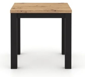 Rozkladací jedálenský stôl ZARO dub artisan/čierna