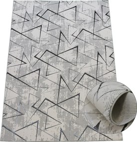 BE Koberec Esprit 3608 GREY – sivý obdĺžnikový Rozmer: 140x190 cm