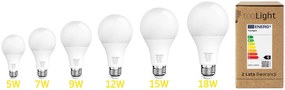 Toolight Toolight, LED žiarovka E27, 12W, 900lm, 3000K teplá, RSL026, OSW-20011