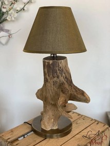 Zlato-zelene tienidlo lampy Couleurs - Ø 25 * 16 cm