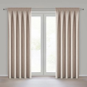 ZÁVES NA PÁSKE LEYA 140X270 CM BÉŽOVÁ