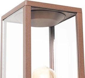 Priemyselné stojace vonkajšie svietidlo hrdzavohnedá 80 cm IP44 - Charlois