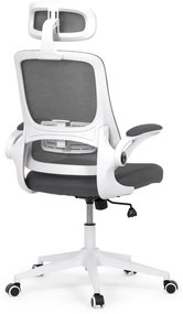 Autronic BONTEC Kancelárska stolička, hojdací mechanizmus, šedá sieťovina, KA-Q843 GREY Farba: Šedá