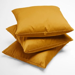 Biante Zamatová obliečka na vankúš Velvet Prémium SVP-37 Zlatisto oranžová 35 x 45 cm