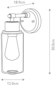 Elstead BATH-MORVAH1-BB - Kúpeľňové nástenné svietidlo 1xE27/60W/230V IP44 zlatá