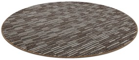 Okrúhly koberec LIBRA hnedý 962