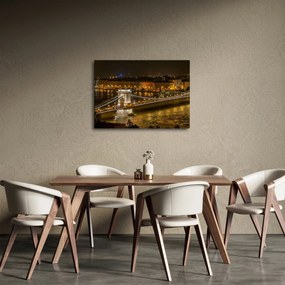Obraz nočného mesta (70x50 cm)