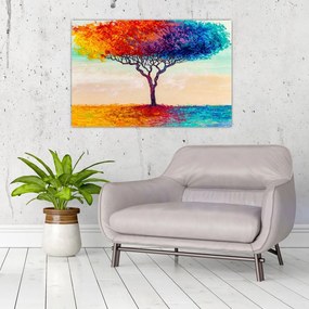 Obraz maľovaného stromu (90x60 cm)