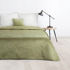 Prehoz na posteľ D91 LUIZ 4 170X210 cm, svetlo-zelený