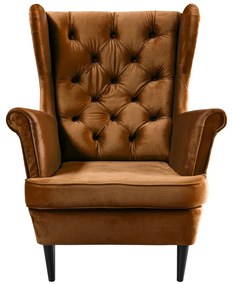 KRESLO UŠIAK BRUNO 2 CHESTERFIELD ROYAL VELVET 194