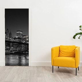 Fototapeta na dvere - Brooklynský most v New Yorku (95x205cm)