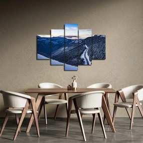 Obraz zasneženého svahu (150x105 cm)