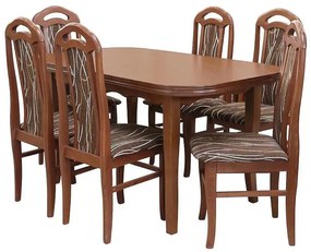 Jedálenská zostava Daniel 1+6 Rustik