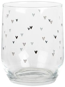 Pohárik so srdiečkami Lovely Day - Ø 8*9 cm / 300 ml
