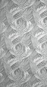 ZATEMŇOVACÍ ZÁVES NA KRÚŽKOCH VERA 140X250 CM LISTY