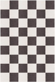 Ručne tkaný jutový koberec's nízkym vlasom Chess Flatweave