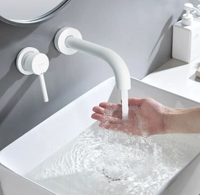 Podomietková umývadlová batéria REA LUNGO BOX systém biela matná