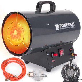 Plynový ohrievač 15kW + reduktor a hadica | PM-NAG-15GN