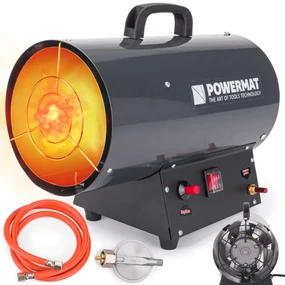 Plynový ohrievač 15kW + reduktor a hadica | PM-NAG-15GN